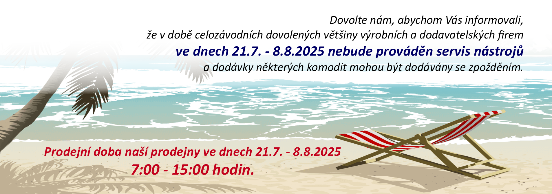 Dovolená 2025