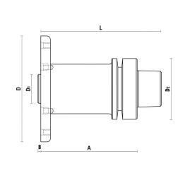 CNC - Pilová upínací hlava 110x125/100x30 HSK 63F (1)