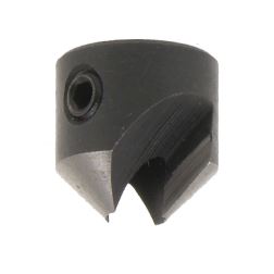 Záhlubník nástrčný kuželový HSS 10,0x16/16  dvoubřitý 90°