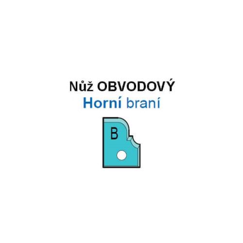 VBD pro frézu na výplně VP-75 Horní braní