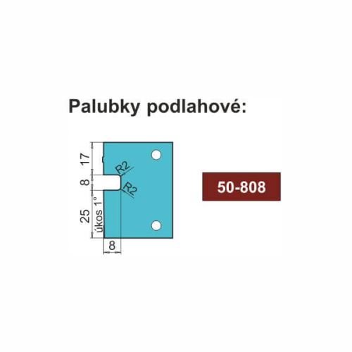 Sada nožů do frézovací hlavy typu-B
