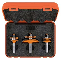 Sada fréz dvířková 3-dílná  Profil B  (T=11-17,5mm)  d=12mm