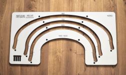 Truhlářská šablona H250 pro vytvoření elipsovitého okraje