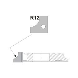 VBD R12 zaoblovací vydutá, 1/4 kruhová