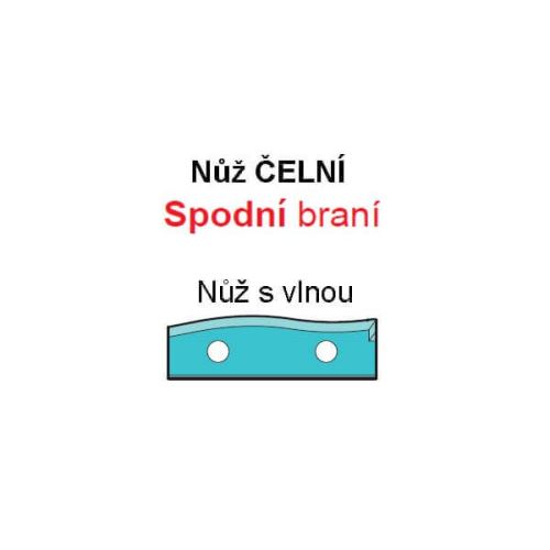 VBD pro frézu na výplně VP-75 Spodní braní