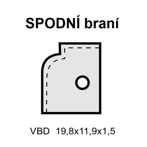 VBD pro frézu na výplně P694