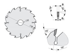 Pilový kotouč SK 5381 WZ - příčné i podélné řezání (1)