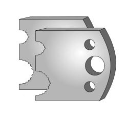Profil DOMINO 8,14 - pár omezovačů