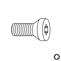 Upínací šroub TORX pro VBD žlábkovací frézy Upínací šroub TORX pro VBD žlábkovací frézy
