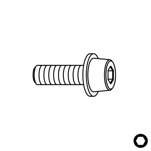 Šroub IMBUS  3,2Wx9,5x12,7 D7 Washer_(1)