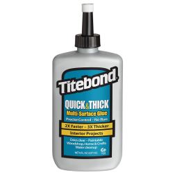 Titebond Quick & Thick Lepidlo na dřevo 237ml Titebond Quick & Thick Lepidlo na dřevo 237ml