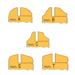 Sada nožů na vnitřní dveře bez čepování Sada nožů na vnitřní dveře bez čepování