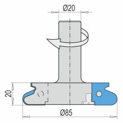Fréza na úchytky s VBD - CNC (1)