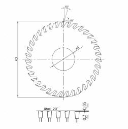 PILOVÉ KOTOUČE SK pro CNC - WZ/FZ H