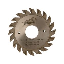 Předřezový kotouč SK skládaný    80x2,8-3,6x20  5393.1  10+10 FZ HP