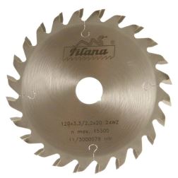 Předřezový kotouč SK rovný  120x3,4/2,2x20  5393.2  24 WZ