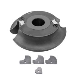 Fréza sdružená KONKÁV-KONVEX s VBD 116x20x30, R3; R4; R5; R6; R8; 30°/45° - 574