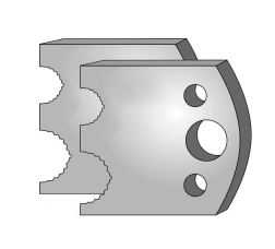 Profil DOMINO 8,10 - pár nožů HSS