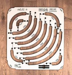 Truhlářská šablona ER pro zaoblení vnějších rohů