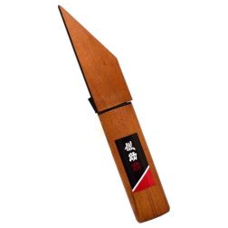 Japonský nůž Kiridashi 75mm s dřevěným pouzdrem