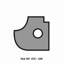 VBD zaoblovací 1/4 kruhová, K/K R3 - UNI