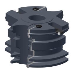 Sada fréz na obložkové zárubně s VBD 140x75,5x30  2z, 49104, pro těsnění 12mm