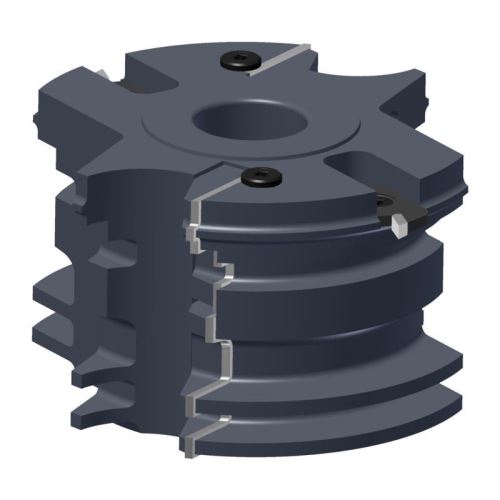 Sada fréz na obložkové zárubně s VBD 140x75,5x30  2z, 49104, pro těsnění 12mm