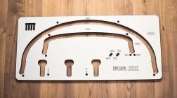 Truhlářská šablona H300 pro vytvoření elipsovitého okraje