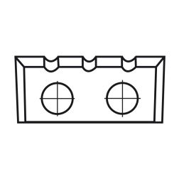 VBD   22,8x7,0x1,5  UNI tři drážky