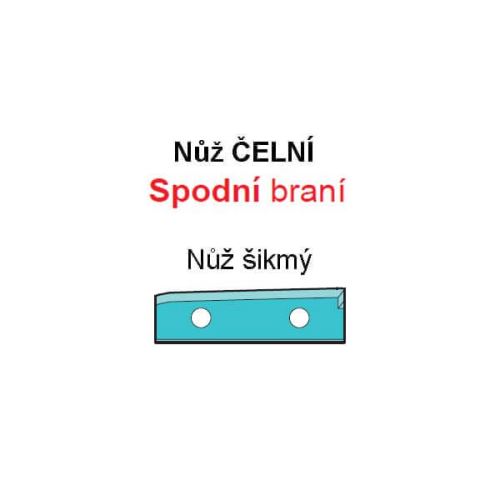 VBD pro frézu na výplně VP-75 Spodní braní