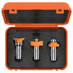 Sada fréz pro příčky prosklených dvířek  d=8mm