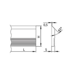Blankety s fixačním rýhováním 50x8 HS (3)