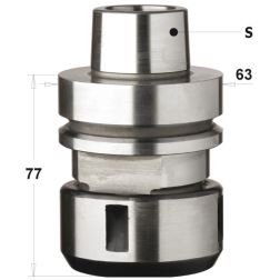 CNC - Kleštinový upínač HSK 63F pro OZ25  3-25,  RH_(2)