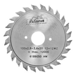Předřezový kotouč SK skládaný  100x2,8-3,6x20  5393.1  12+12 WZ HP