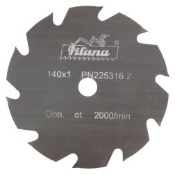 Pilový kotouč na dřevo 140x1,0x16 5316.2 - 10spec25° Pilový kotouč na dřevo 140x1,0x16 5316.2 - 10spec25°