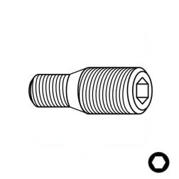 Šroub M6 - M8 pro frézovací hlavy