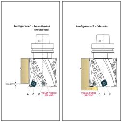 Vícebřitá frézovací hlava VBD - CNC  80x81,4x30  16+2, Z2+2, bez trnu (3)