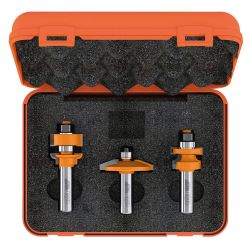 Sada fréz dvířková 3-dílná  (T=15,8-19mm) - d=8mm