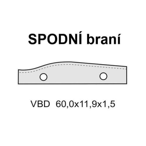 VBD pro frézu na výplně P694