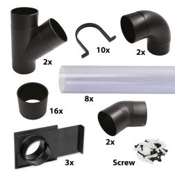 Sada příslušenství pro odsávání 100mm IGM PRO