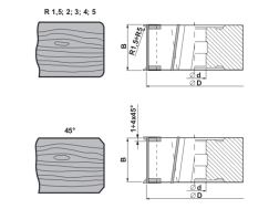 Fréza zarovnávací stavitelná s VBD 160x50x40  R3  4+2+2z (1)