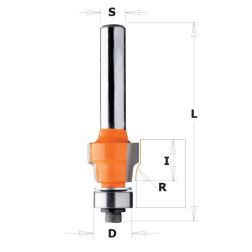Fréza zaoblovací vydutá SK  R0,4    12,7x9,5  d=8mm