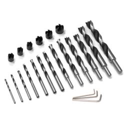 Sada vrtáků a záhlubníků do dřeva 13 ks Sada vrtáků a záhlubníků do dřeva 13 ks