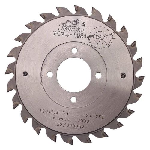 Předřezový kotouč PKD - skládaný 120x2,8-3,6x57/30  5373.1 12+12 FZ - system DIMAR