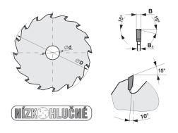 Pilový kotouč SK  400x3,8/2,8x30  5381    60 WZ - 15° OPTI