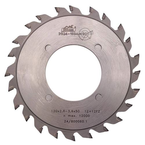 Předřezový kotouč PKD - skládaný 120x2,8-3,6x50  5373.1 12+12 FZ - system GUHDO