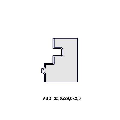 VBD pro sadu fréz na dveřní zárubně 49104