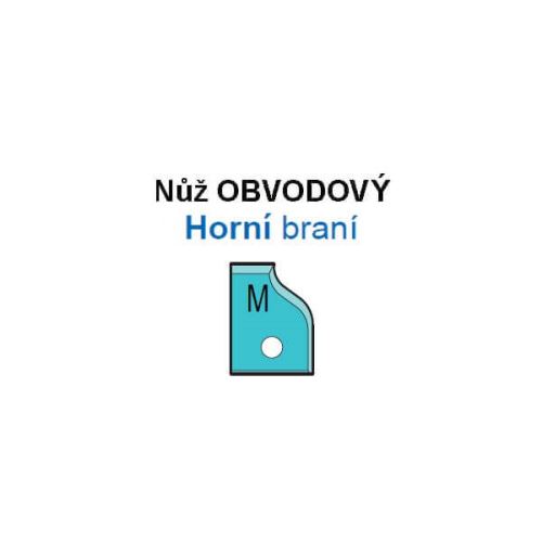 VBD pro frézu na výplně VP-75 Horní braní