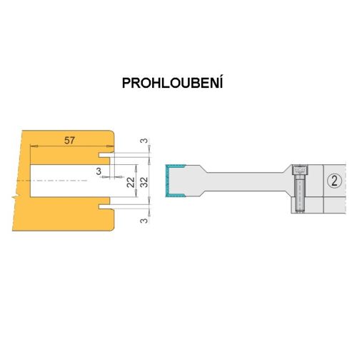 FRÉZA NA POSUVNÉ DVEŘE s VBD - HS PORTÁL