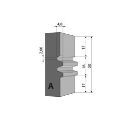 Fréza spárovací s VBD 130x50x30  2z  ALU   F620-13530_(2)